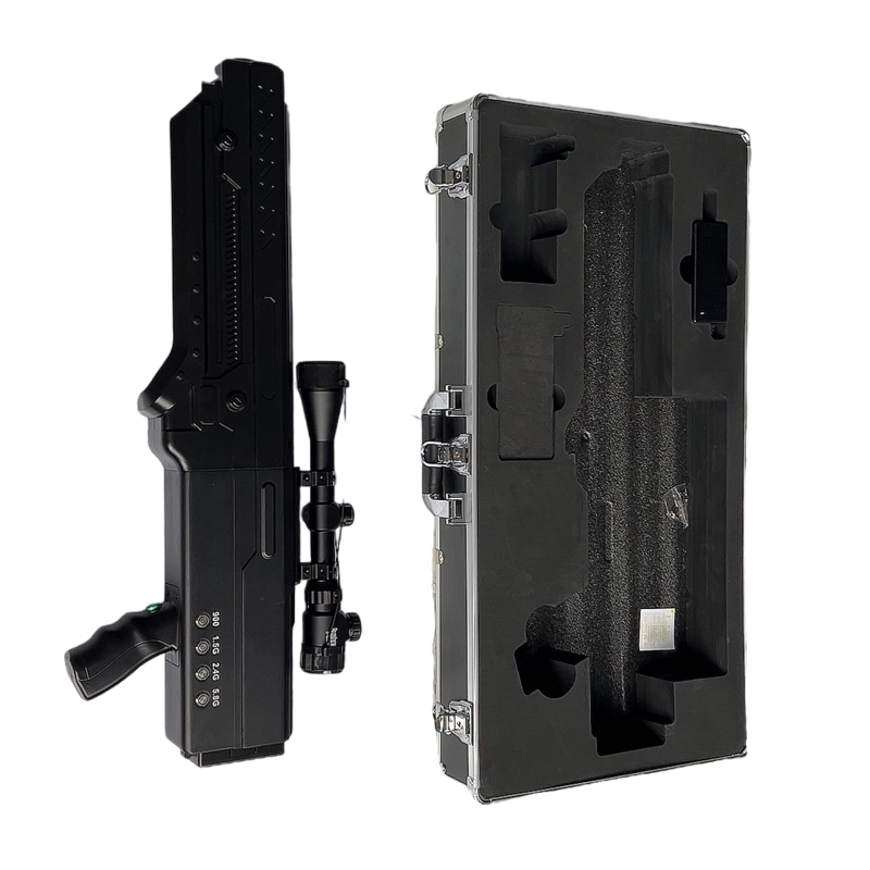  德江手持便携式枪型低空防御反制四通道A型